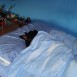 TARA DURMIENDO EN LA CAMA DE SU TIA